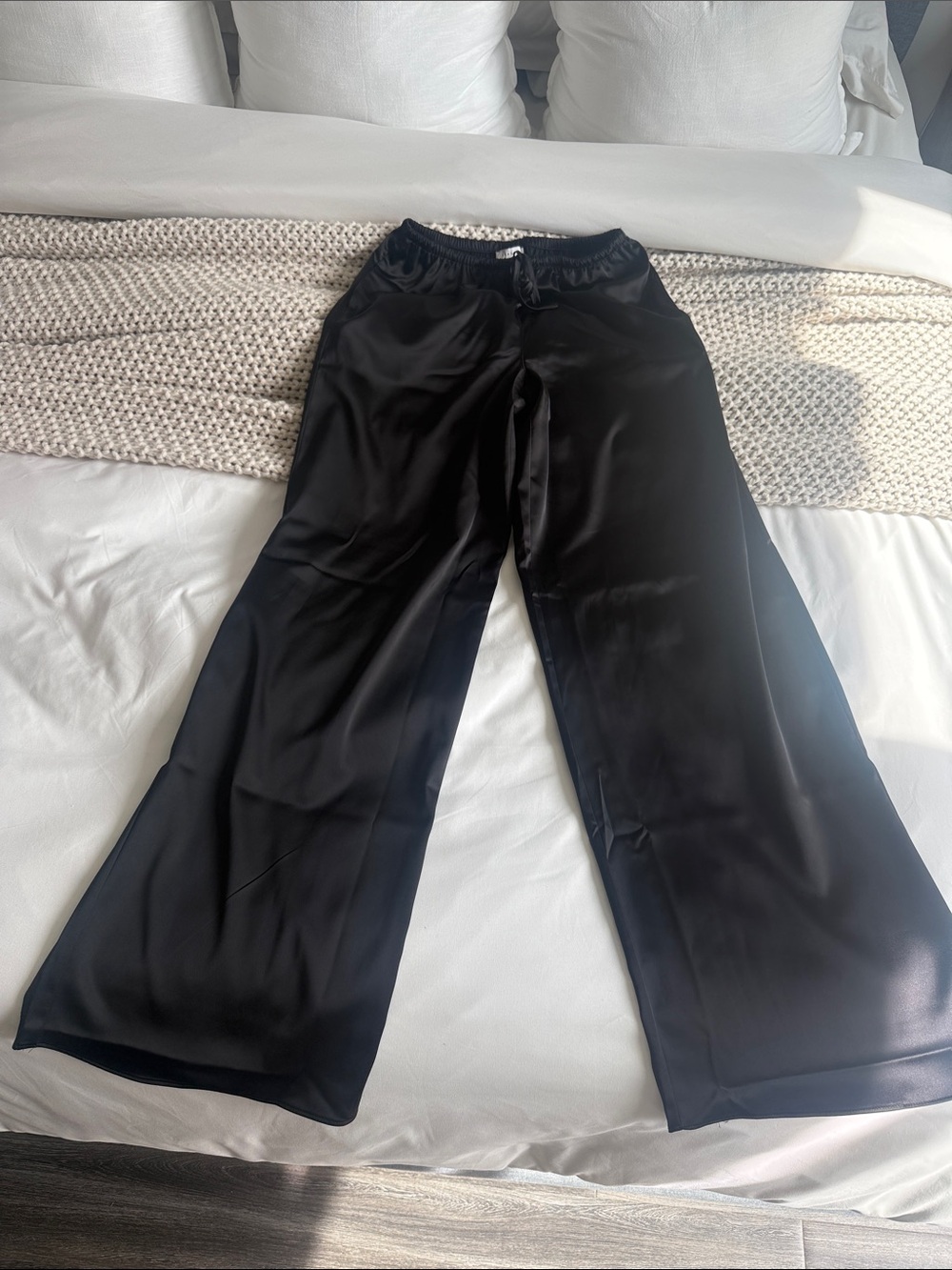 NWOT ASOS Black Satin Pants!